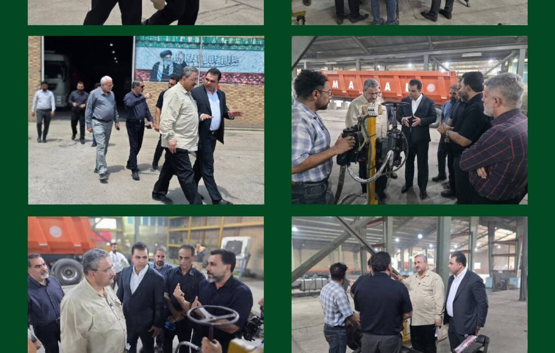 بازدید مدیرعامل شرکت توسعه نیشکر از دستاوردهای فنی و مهندسی ایمن ترابر نیشکر