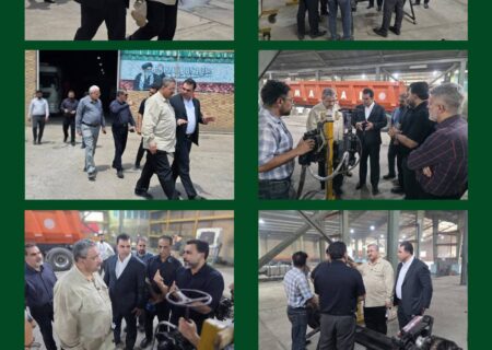 بازدید مدیرعامل شرکت توسعه نیشکر از دستاوردهای فنی و مهندسی ایمن ترابر نیشکر